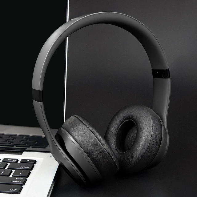 Alt view image 4 of 7 - Earpads for Beats Solo 4 On-Ear Headphones - Black Do Not Fit Beats (Studio Over-Ear, Solo HD, Solo2, Solo3) Headphones