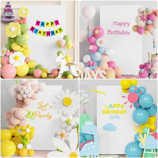 Alt view image 5 of 5 - Square Backdrop Cover White Square Wedding Arch Cover, 6.6x4FT Spandex Square Arch Cover Balloon Arch Covers Stretchy Backdrop for Birthday Party Wedding Ceremony Baby Shower Decor