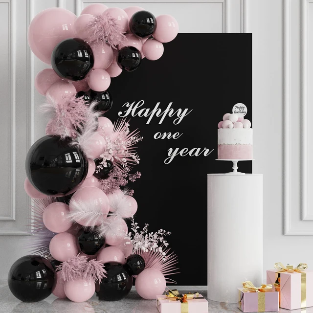 Alt view image 2 of 5 - Square Backdrop Cover Black Square Wedding Arch Cover, 6.6x5.2FT Spandex Square Arch Cover Balloon Arch Covers Stretchy Backdrop for Birthday Party Wedding Ceremony Baby Shower Decor
