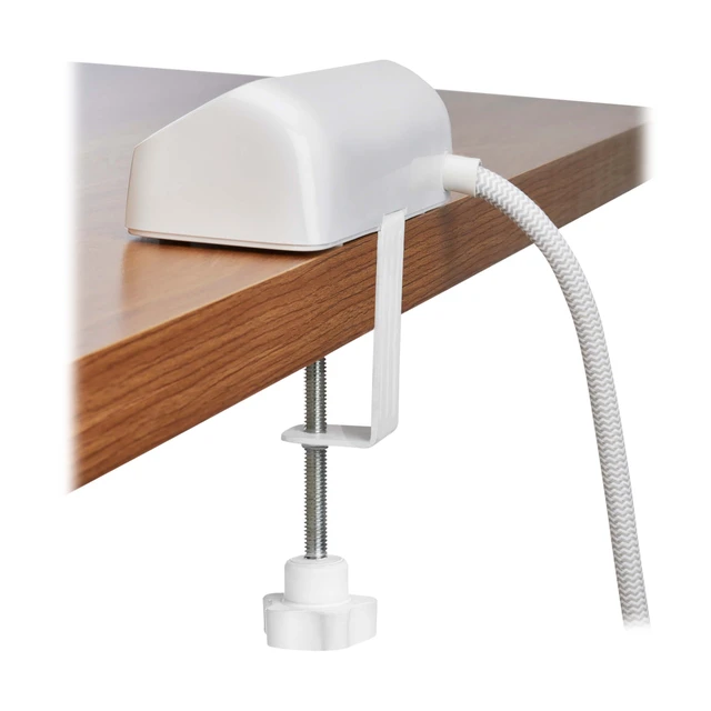 Alt view image 4 of 7 - Eaton TLP308U20CLAMP Desk Clamp Surge Protector + USB & USB-C 3 Outlets, 510 Joules, 8ft Braided Extension Cord, EMI/RFI Filtering, Manufacturer's & $25,000 Insurance