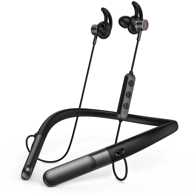 Main image of B1 Bluetooth Headphones, Bluetooth Earbuds Wireless with 100Hrs Playtime, Wireless Bluetooth Headphones for Sports, Sweatproof & IPX5 Waterproof Wireless HeadphonesBlack