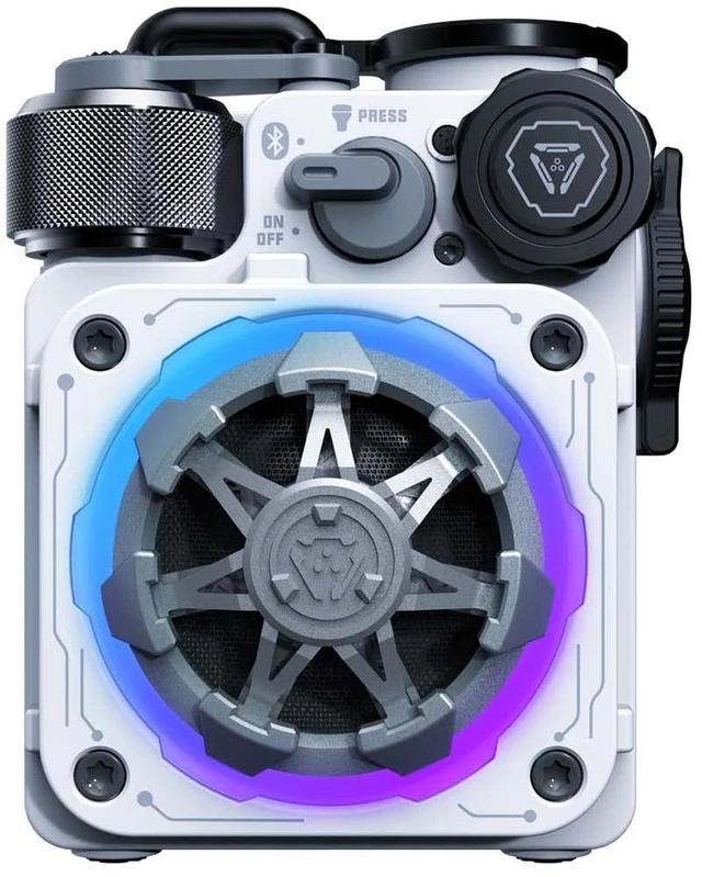 Alt view image 7 of 7 - Cyber Cube-Pro Bluetooth Speaker, Bluetooth 5.0, Portable Speaker with Fidget Spinner, Crystal Clear Sound with RGB Led Light Wireless Speaker, Waterproof Speakers for Indoor Outdoor