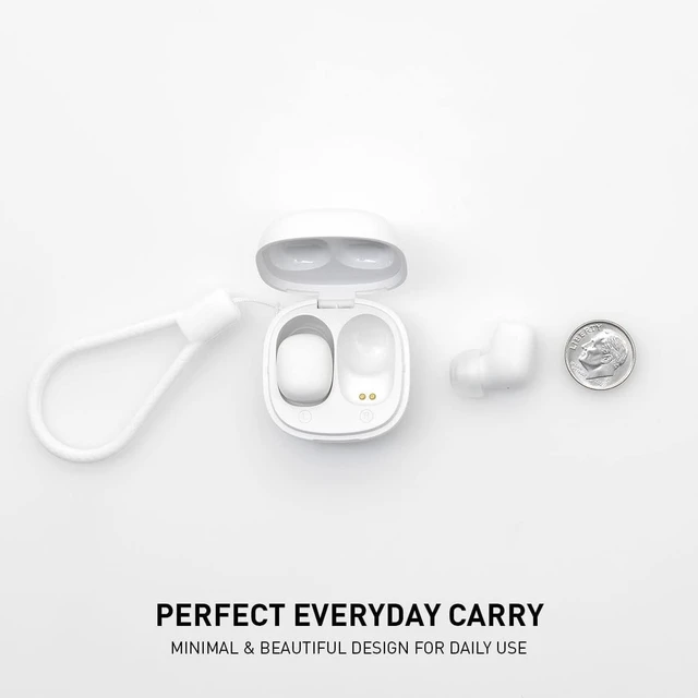 Alt view image 4 of 7 - Wireless Ear Buds for Small Ears, only 2.5g Light Weight, Mini Earbuds Cute Colors for Women & Kids Earbuds, Bluetooth 5.3, IPX6 Waterproof, Wireless Earphones for iPhone Android (White)