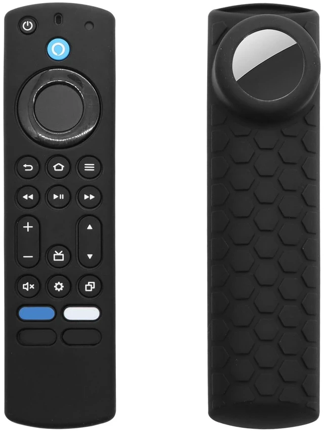 Main image of TV 4-Series Cover with Tag Holder for Toshiba/Insignia TV Omni Series, Compatible with NS-RCFNA-21 CT-RC1US-21 CT95018 Voice Remote Contorl,with Hole for Tile Sticker,Black