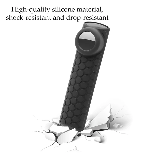 Alt view image 5 of 7 - TV 4-Series Cover with Tag Holder for Toshiba/Insignia TV Omni Series, Compatible with NS-RCFNA-21 CT-RC1US-21 CT95018 Voice Remote Contorl,with Hole for Tile Sticker,Black