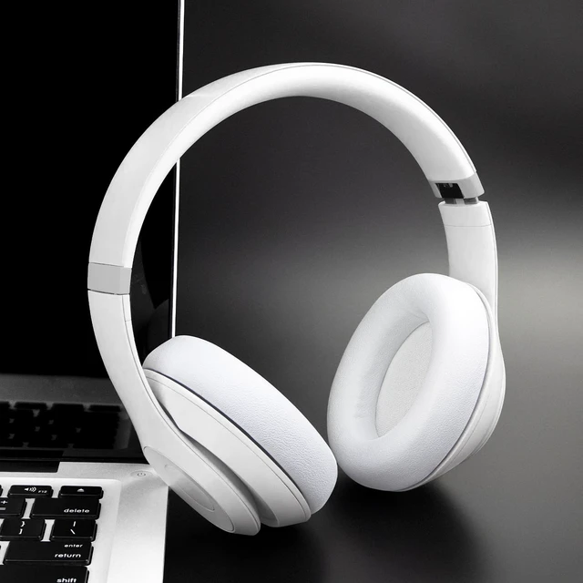 Alt view image 3 of 7 - Top+Bottom Headband for Beats Studio Pro Noise Cancelling Headphones, Replacement Headstrap Repair Part - Matte White