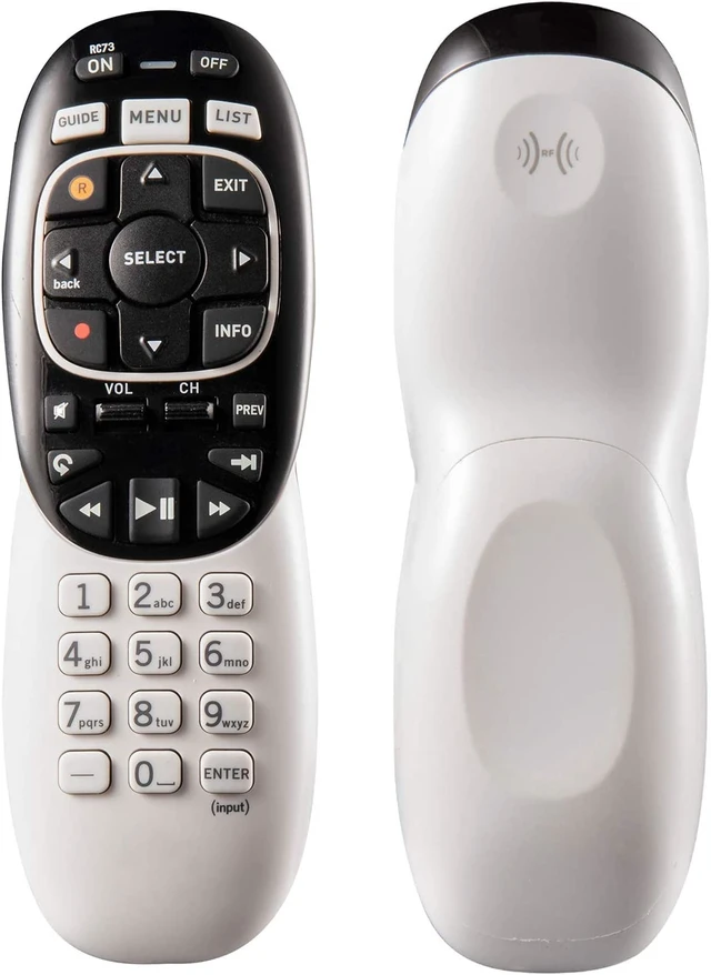 Alt view image 4 of 6 - RC73 RC72 IR/RF Universal Remote Control Replacement Compatible with DirecTV HR20 HR21 HR34 HR44 HR54 RC72 RC71