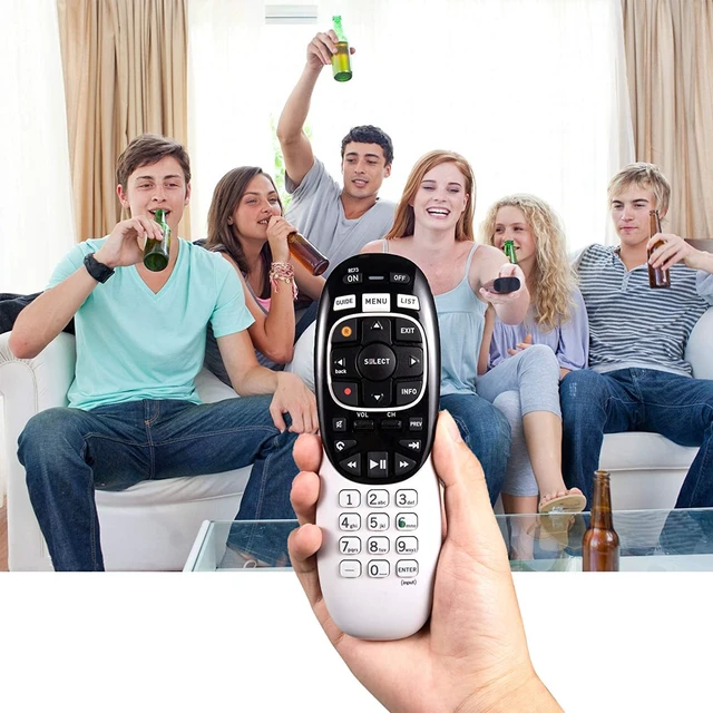 Alt view image 5 of 6 - RC73 RC72 IR/RF Universal Remote Control Replacement Compatible with DirecTV HR20 HR21 HR34 HR44 HR54 RC72 RC71
