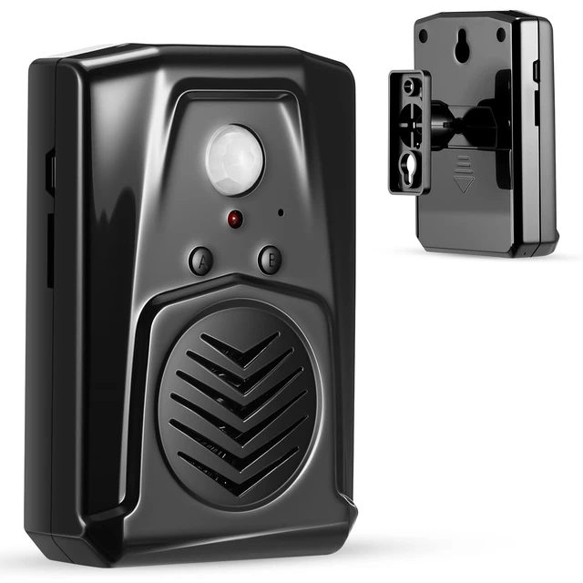 Alt view image 6 of 7 - 2 Pcs Motion Activated Speaker PIR Sensor USB MP3 Player,Black For Haunted House Props, USB Downloadable Scream Box, Auto Plays Horror Sounds, Voice Triggered, Holiday Music Effects