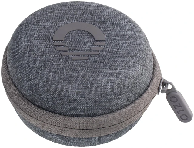 Main image of Sleepbuds® Travel Case Hard Case for Sleep Headphones Woven Fabric with Zipper Closure Mesh Pocket for Storing Charging Cable Gray