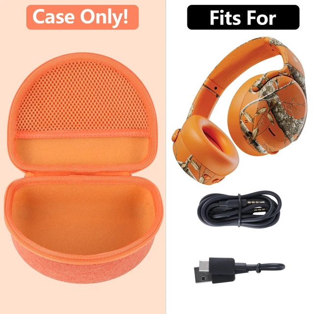 Alt view image 3 of 7 - Case for Skullcandy Hesh Evo/Hesh ANC/Crusher ANC 2 Headphones Hard Shell Shockproof, Portable Headphone Storage, Mesh Bag Organizer, Lightweight Travel