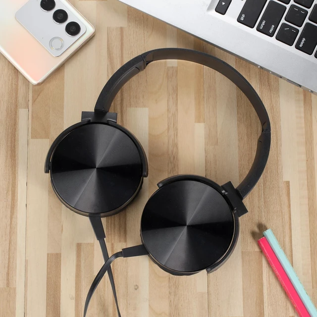 Alt view image 7 of 7 - Kids Headphones 2 Pack for School Classroom Students, Wired Headphones Durable Class Set Earphones for Children Toddler Teens Boys Girls and Adult (LS450, Black)