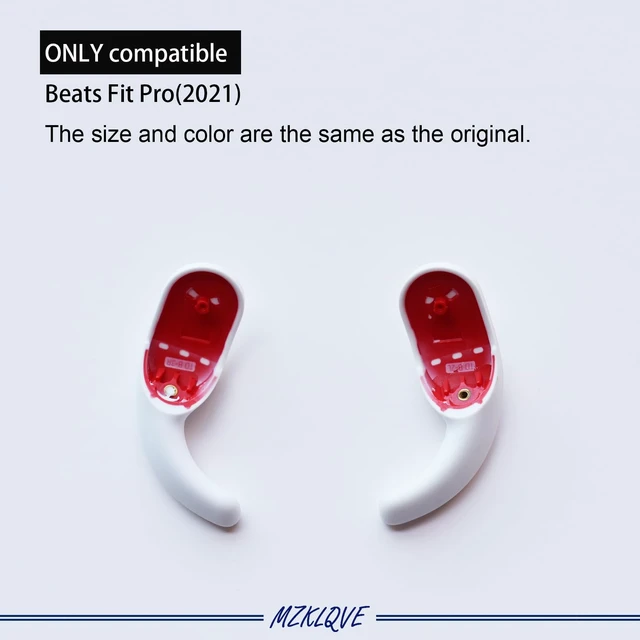 Alt view image 3 of 4 - 1 Pair Fit Pro Ear Hooks, Replacement for Beats Fit Pro True Wireless Headphones (Left & Right) (White)