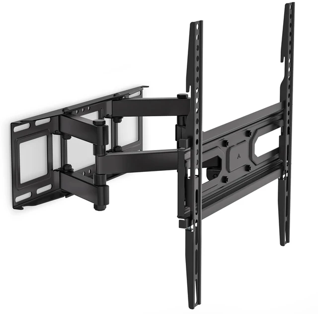 Main image of Full Motion TV Wall Mount for 3270 Inch TVs Dual Articulating Mount with Swivel, Tilt & Extension VESA up to 400x400mm Fits 12/16" Wood Studs Holds Up to 88 lbs