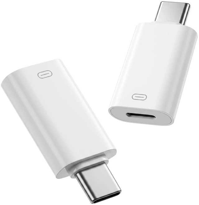 Main image of USB C to Lightning Audio Adapter Support Charge & Heaphone & Data Transfer 2 PACK Lightning to USB C Adapter with Fast Charging, Female Lightning to USBC Earphone Converter for iPhone 17/16/15/iPad