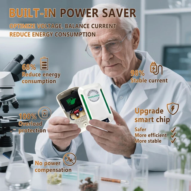 Alt view image 7 of 7 - 3.0 New Upgraded Stop watt, Power Saver for Home and Office 2 Pack Smart chip Delivers Stable Electric Current and Lower Energy Consumption Equipped with US Standard Plug Voltage Range 90250V