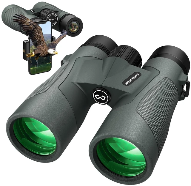 Main image of 10x42 Binoculars for Adults, IP67 Waterproof Binoculars High Powered, Fogproof, Shockproof Binoculars for Bird Watching, Cruise Ship, Outdoor Hunting, Travel, Sightseeing