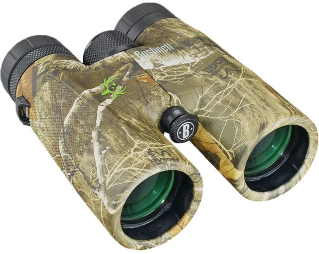 Main image of PowerView 10x42 BoneCollector Binoculars, Realtree Edge Camo Diamond-Cut Non-Slip Grip, Multi-Coated Optics for Low-Light Clarity, Compact 22 oz Design, Tripod Compatible