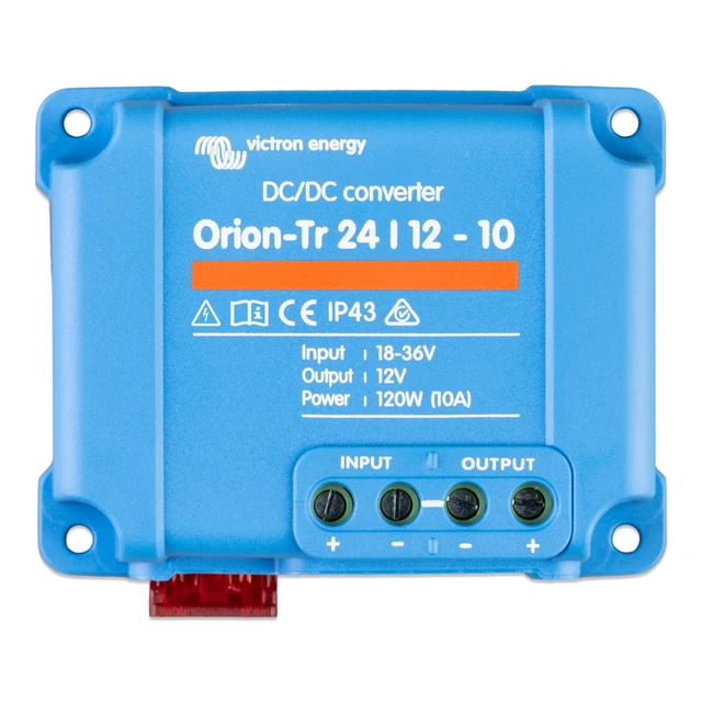 Main image of Orion-Tr DC-DC Converter 24/12V 10A 120W IP43 Non-Isolated IP43 Protected, for Dual Battery Systems
