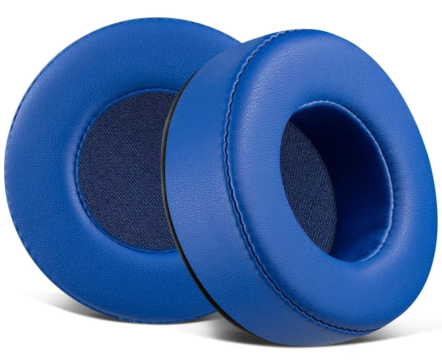 Main image of Earpads Replacement for Skullcandy Hesh & Hesh 2 Wireless Over-Ear Headphones, Ear Pads Cushions with Soft Protein Leather, Noise Isolation Foam - Blue