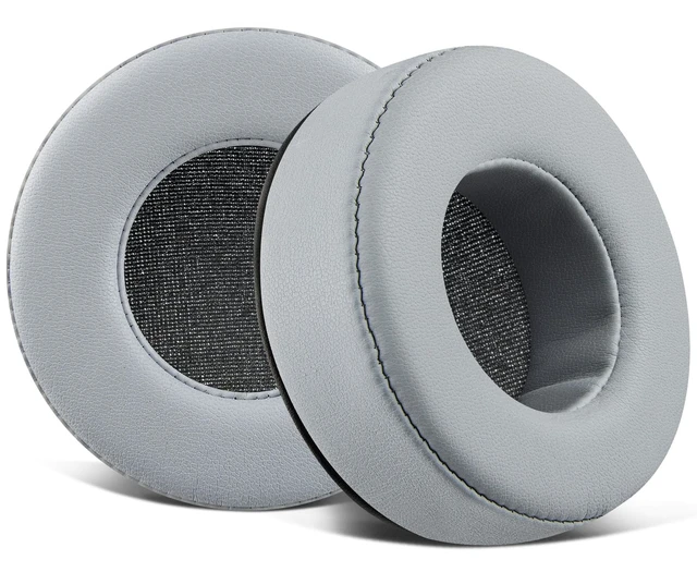 Main image of Earpads Replacement for Skullcandy Hesh & Hesh 2 Wireless Over-Ear Headphones, Ear Pads Cushions with Soft Protein Leather, Noise Isolation Foam - Grey