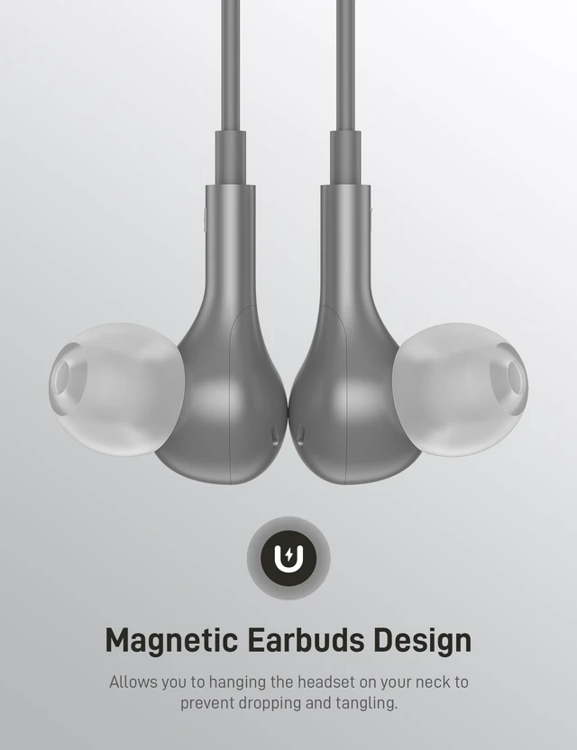Alt view image 6 of 7 - USB C Headphones for Apple/iPhone Duo 18 17 16 15 Wired Earbuds with Case Soft Small in Ear Buds HiFi Type C USBC Earphones Corded Wire with Microphone Volume Control for Samsung S26 S25/Pixel 11 10