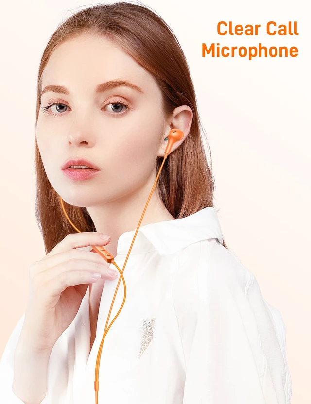Alt view image 6 of 7 - USB C Headphones for Apple/iPhone Duo 18 17 16 15 Wired Earbuds with Case Soft Small in Ear Buds HiFi Type C USBC Earphones Corded Wire with Microphone Volume Control for Samsung S26 S25/Pixel 11 10
