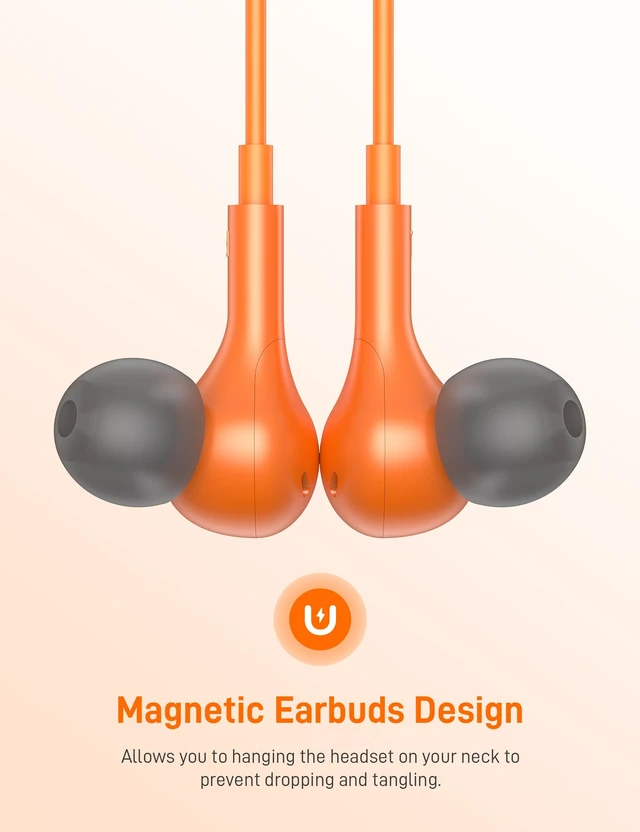 Alt view image 7 of 7 - USB C Headphones for Apple/iPhone Duo 18 17 16 15 Wired Earbuds with Case Soft Small in Ear Buds HiFi Type C USBC Earphones Corded Wire with Microphone Volume Control for Samsung S26 S25/Pixel 11 10