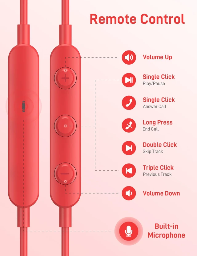 Alt view image 4 of 7 - USB C Headphones for Apple/iPhone Duo 18 17 16 15 Wired Earbuds with Case Soft Small in Ear Buds HiFi Type C USBC Earphones Corded Wire with Microphone Volume Control for Samsung S26 S25/Pixel 11 10