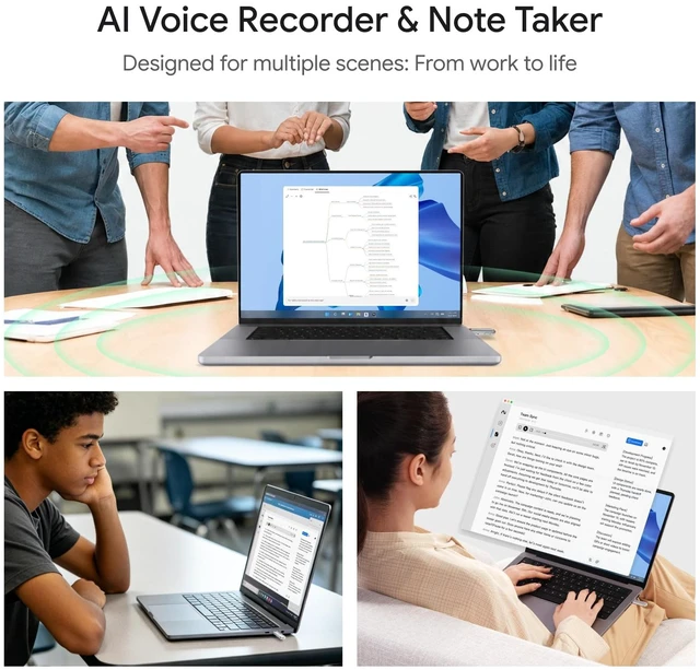 Alt view image 3 of 7 - NoteKit Computer AI Meeting Assistant, Voice Recorder with Transcription, 78 Languages, to-Do Lists & Summaries with AI, Works on Windows & Mac, Ideal for Business, Remote Work, Education