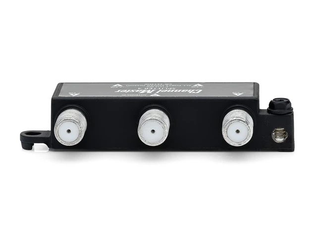 Alt view image 4 of 5 - Splitter 4 4-Way Splitter Distributes Digital HDTV Antenna Signal to 4 TVs, One Input and Four Outputs, Power Passing for Preamplifiers and Boosters, Low-Loss Design, Indoor/Outdoor