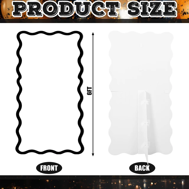 Alt view image 6 of 7 - 6ft Bridal Shower Decorations Birthday Party Cardboard Cutouts Decorations a Tin Bit Older Party Background Decor for Wedding Bachelorette Bridal Shower Supplies