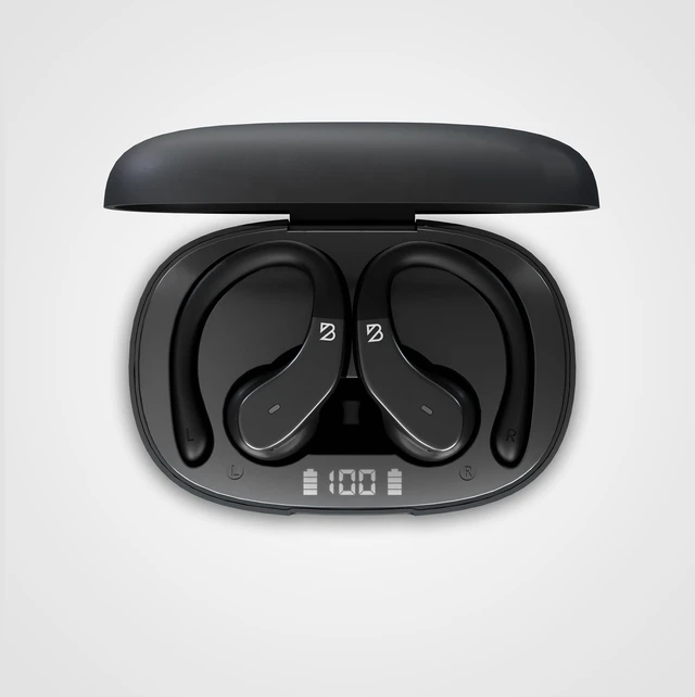 Alt view image 7 of 7 - Runner Wireless Earbuds for Running, Wrap Around Earbuds Sweatproof Workout Bluetooth Headphones for Sports, Around The Ear Bluetooth Running Headphones, Hook Over Earphones Earhooks