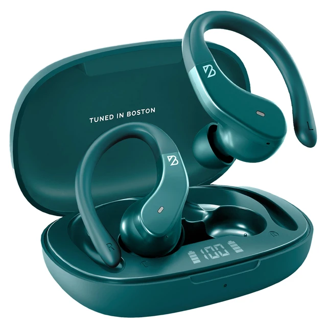 Alt view image 7 of 7 - Runner Wireless Earbuds for Running, Wrap Around Earbuds Sweatproof Workout Bluetooth Headphones for Sports, Around The Ear Bluetooth Running Headphones, Hook Over Earphones Earhooks