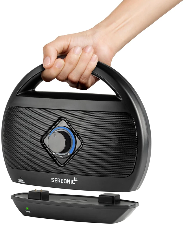 Main image of Portable Wireless TV Speakers - Ideal for TV Watching Without The Blaring Volume - Wireless Speakers Designed for Hard of Hearing, Elderly, and Seniors