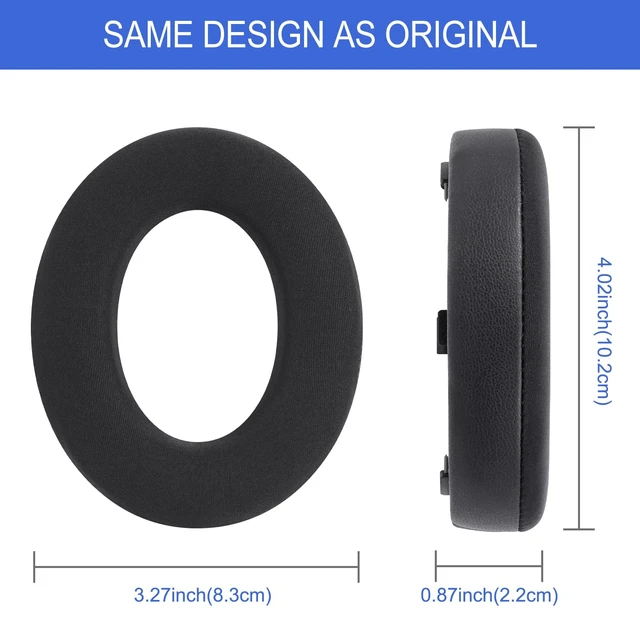 Alt view image 3 of 7 - Replacement Ear Pads for Bose 700, Cooling Earpad Cushions for Bose NC700 Noise Cancelling Wireless Headphones Covers with Upgraded High Density Memory Foam - Black