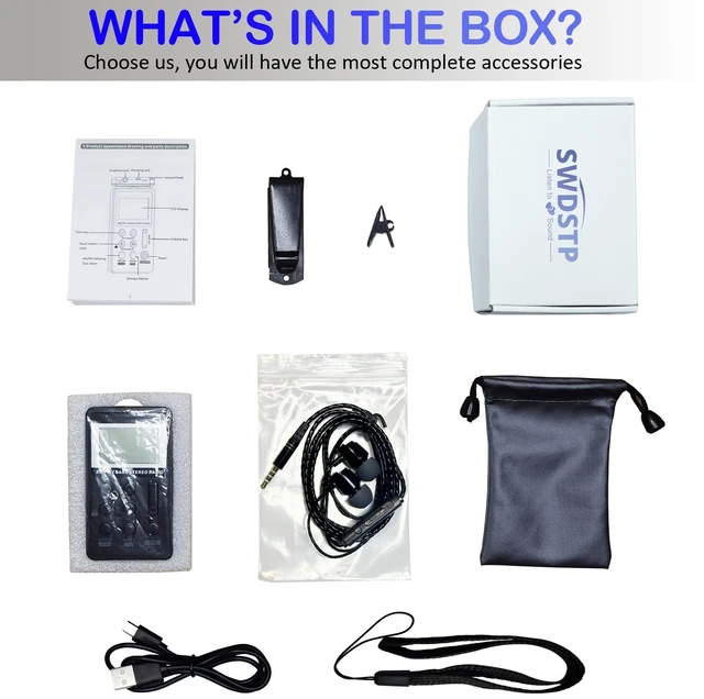 Alt view image 7 of 7 - Mini Portable AM FM Radio, Personal Radio with Excellent Reception Digital Tuning LCD Display, Headphones, Back Clip, Easy Key Operation, Rechargeable Pocket Radio for Walking, Jogging