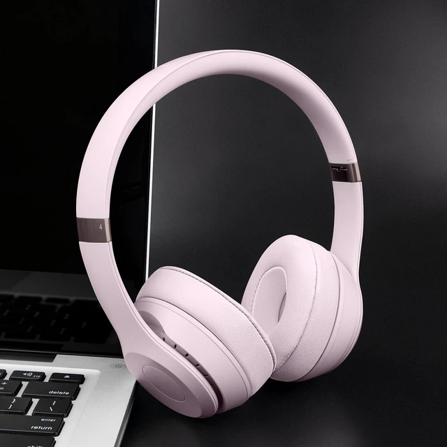 Alt view image 3 of 7 - Earpads for Beats Solo 4 On-Ear Headphones - Cloud Pink Do Not Fit Beats (Studio Over-Ear, Solo HD, Solo2, Solo3) Headphones