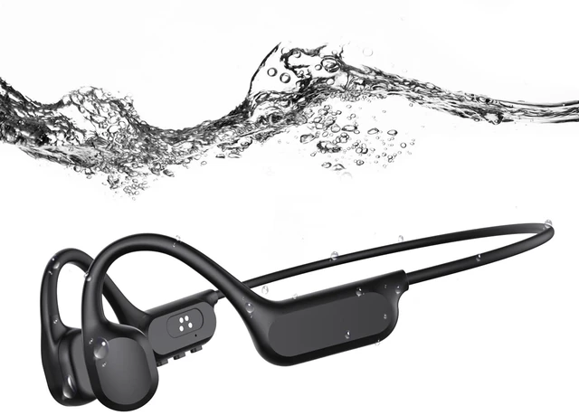 Main image of Swimming Headphones Underwater Bluetooth 6.2 - IP68 Waterproof Built-in 8GB MP3, Open Ear Running Earphones, Bone Conduction Underwater Headphones for Swimming Surfing Cycling
