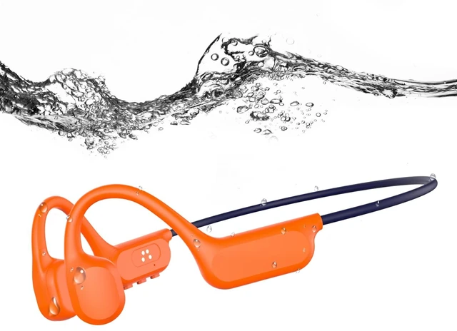 Main image of Swimming Headphones Underwater Bluetooth 6.2 - IP68 Waterproof Built-in 8GB MP3, Open Ear Running Earphones, Bone Conduction Underwater Headphones for Swimming Surfing Cycling