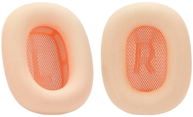 Main image of mesh Fabric earpads for airpods max Ear Cushions,Compatible with airpods max Ear Pads(2024 Version),Noise Cancelling, Breathable,Magnetic mounting, not Falling Off (Orange)