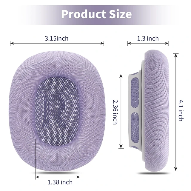 Alt view image 7 of 7 - earpads for airpods max Ear Cushions,Compatible with airpods max Ear Pads(2024 Version),Noise Cancelling, Breathable,Magnetic mounting, not Falling Off (-Blue)