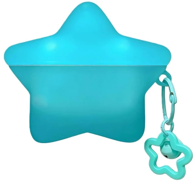 Main image of for Airpods Pro 3 Case, Cute Glow in the Dark Star Case Blue Compatible with AirPods Pro 3rd Gen 2025, Kawaii Earbuds Cover, Gifts with Charm for Women Girls, Anti-Scratch Drop Protector