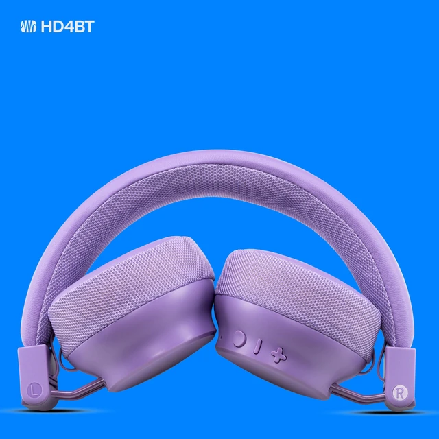 Alt view image 3 of 7 - Eris HD4BT Over-Ear Closed-Back Wireless Headphones, Bluetooth, ANC Noise Cancelling, Up to 60 Hours Battery Life, Studio Headphones for Mixing, Monitoring, Recording, Mystic Purple