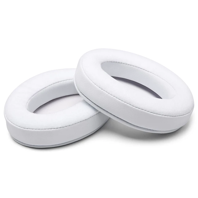 Alt view image 6 of 7 - PadZ Velour - Earpads for Audio Technica, HyperX, Arctis & More Made by Wicked Cushions Extra Thick Also fits Logitech G Pro X & 50+ Additional Models White