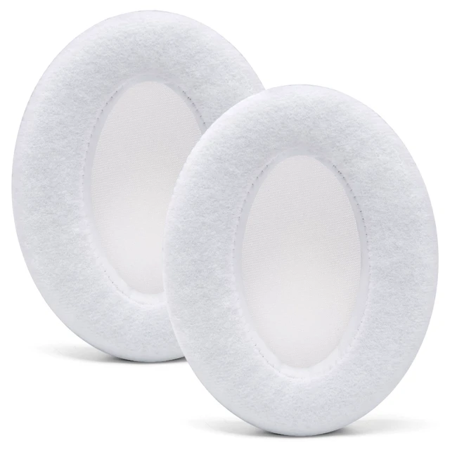 Alt view image 7 of 7 - PadZ Velour - Earpads for Audio Technica, HyperX, Arctis & More Made by Wicked Cushions Extra Thick Also fits Logitech G Pro X & 50+ Additional Models White