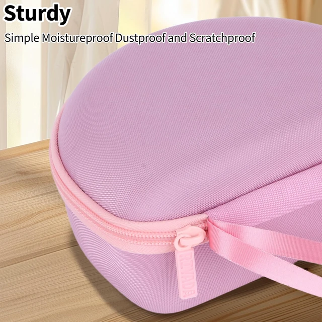 Alt view image 7 of 7 - Case for Skullcandy Hesh Evo/Hesh ANC/Crusher ANC 2 Headphones Hard Shell Shockproof, Portable Headphone Storage, Mesh Bag Organizer, Lightweight Travel