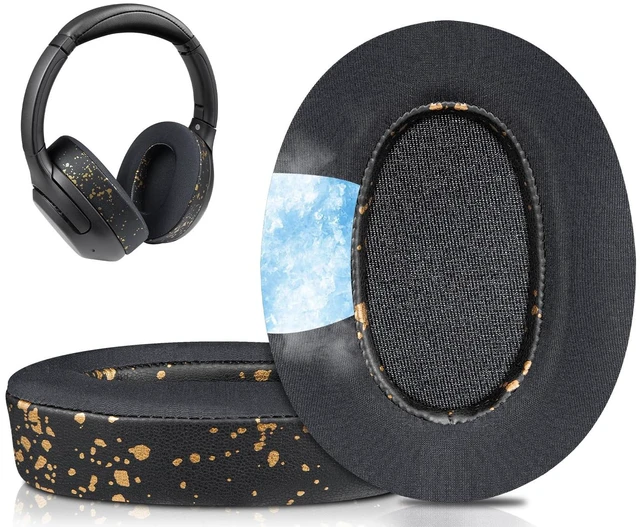 Main image of Cooling Gel Replacement Earpads for Sony WH-XB900N/WH-CH710N/WH-CH720N/WH-RF400/MDR-RF895RK Headphones, Ear Pads Cushions with High Density Foam - Black Gold