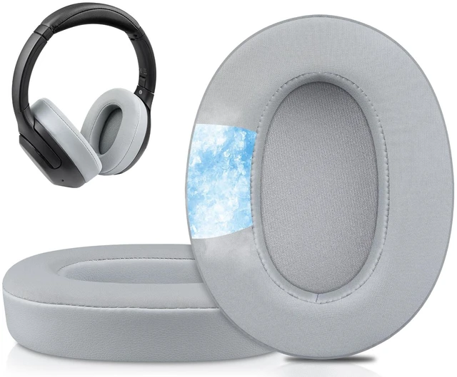 Main image of Cooling Gel Replacement Earpads for Sony WH-XB900N/WH-CH710N/WH-CH720N/WH-RF400/MDR-RF895RK Headphones, Ear Pads Cushions with High Density Foam - Grey