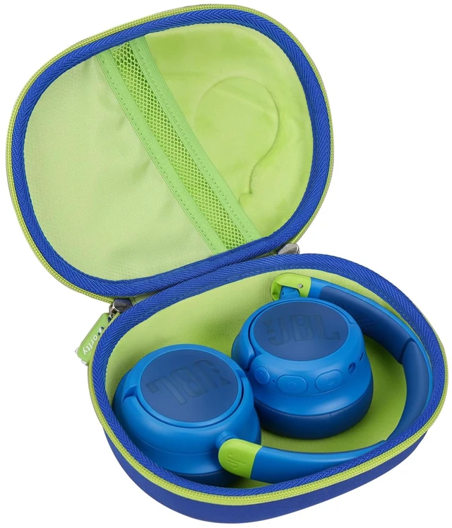Main image of Headphone Case for JBL JR 460 NC/Junior 470NC/ JR 470 NC/Tune 670NC Kids Headphone (Box Only) (Blue-Green)